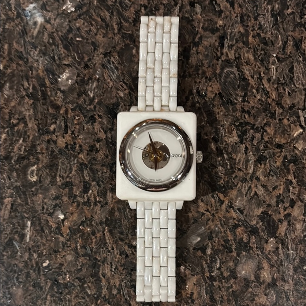 Nixon Debutant Automatic Elegant White Ceramic unisex Watch